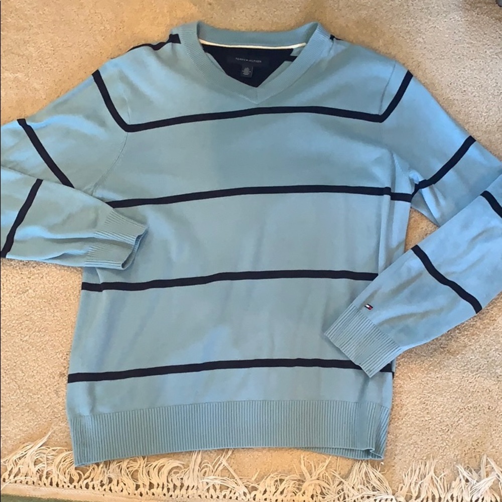 Tommy Hilfiger blue stripped sweater